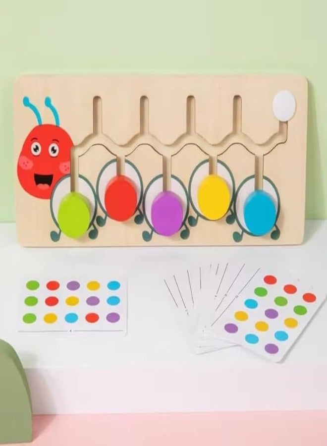 SubiMouIQ Caterpillar Color Match Game for Kids | Fun Educational Toy | Improves Color Recognition and Sorting Skills | Interactive Learning Activity for Toddlers - Image 3